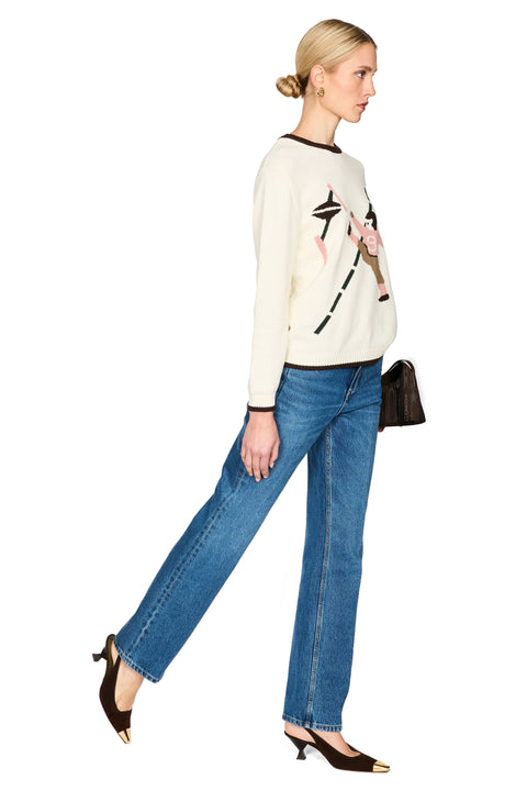 Newtie Football Intarsia Sweater