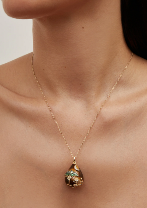 Lion Pendant Necklace