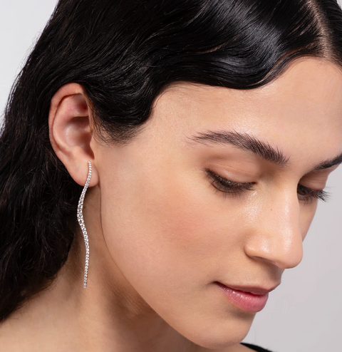 Long Halo Earrings