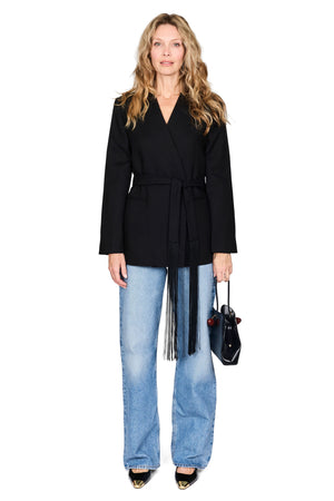 Emma Fringe Blazer