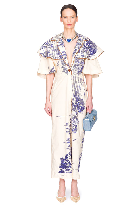 Paper Flower Trenchcoat
