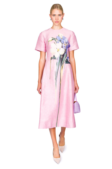 Caroline Short Sleeve Midi Dress