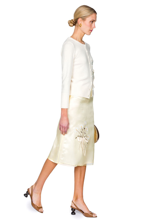 Gladys Daisy Embroidered Floral Cardigan