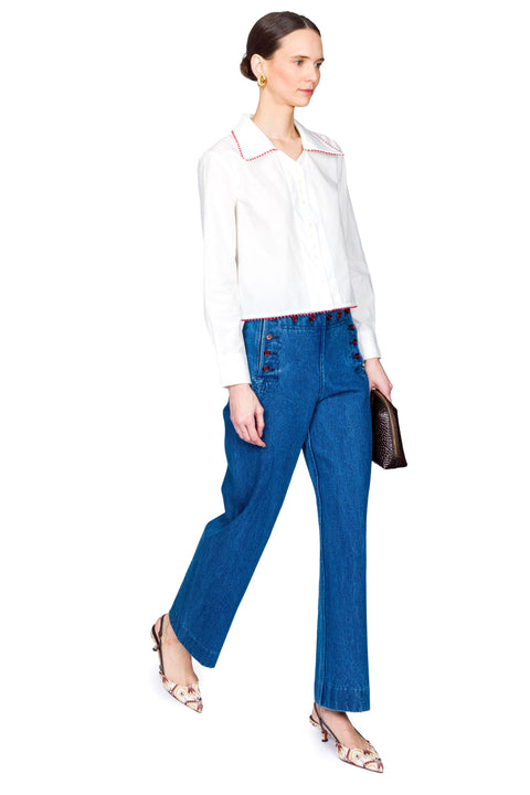 Denim Sailor Trousers