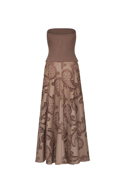 The Quiet Bloom Ankle Dress