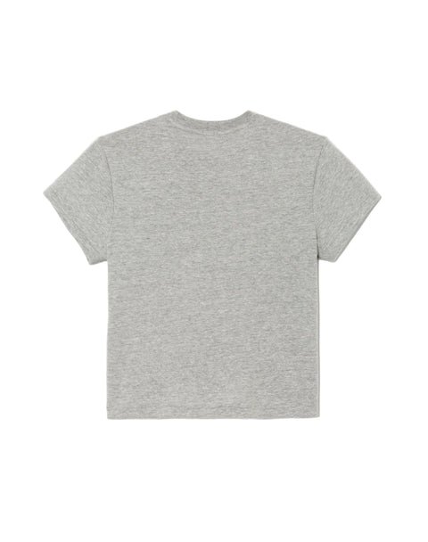 Gray t-shirt on a white background