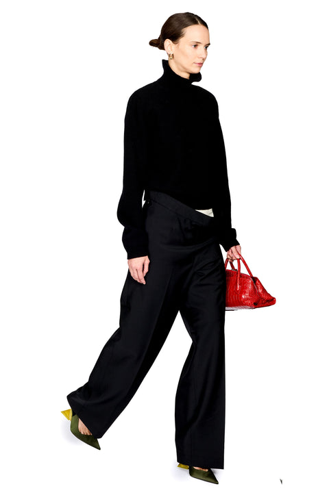 Double Waistband Trousers
