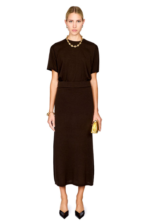 Long Knit Skirt