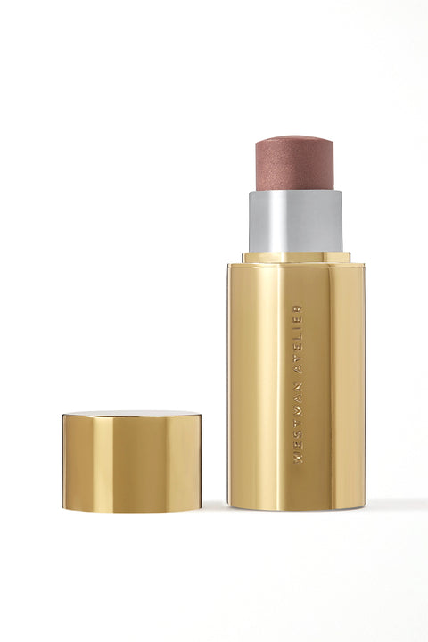 A close-up view of the packaging of the Brulee Lit Up Stick.