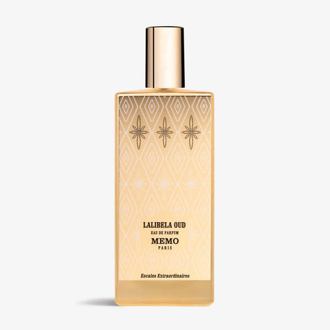 Up-close view of the Lalibela perfume bottle