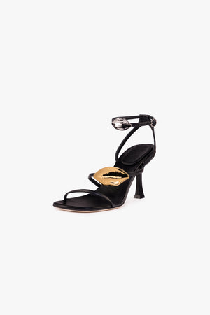 Beta Kiss Metallic Round Toe Sandal