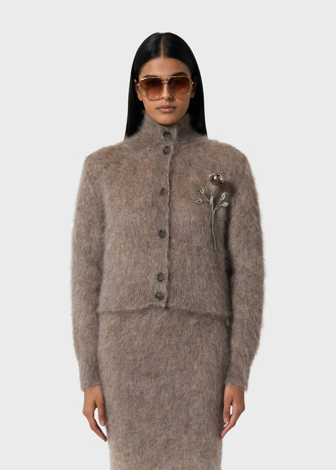 Long Sleeve Button Front Cardigan