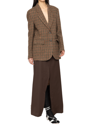 Julia Plid Wool Blazer