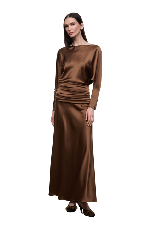 Freda Silk Dress Cigar