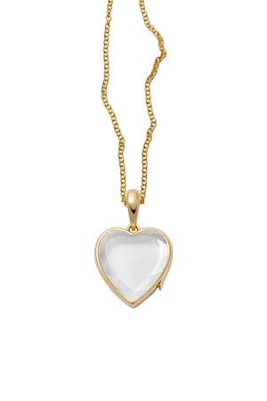 Large Heart Of Gold Locket