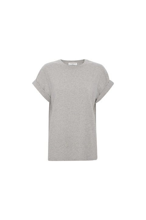 Gray t-shirt on a white background