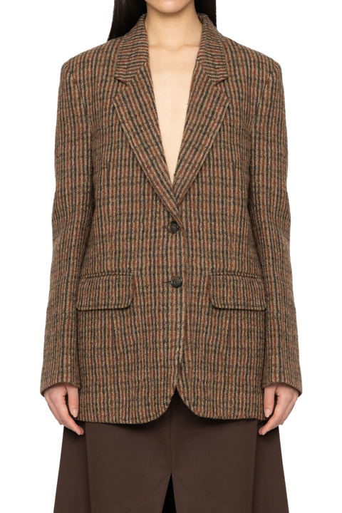 Julia Plid Wool Blazer
