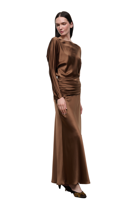 Freda Silk Dress Cigar