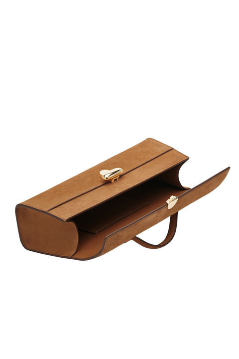 Slim Symmetry Pochette In Suede