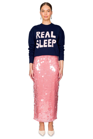 Real Sleep Printed Sweatshirt