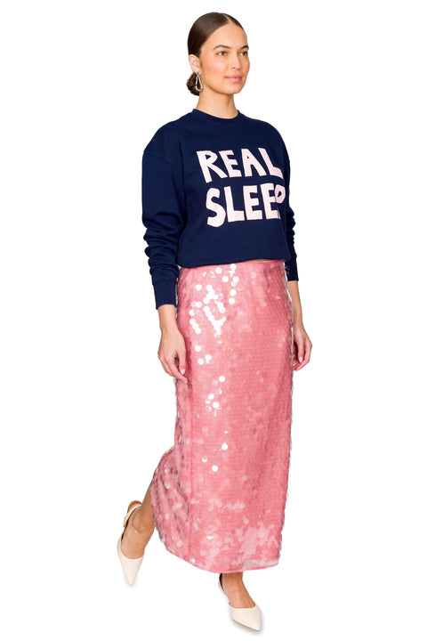 Real Sleep Printed Sweatshirt