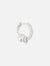 Piercing Small Line Pave Earring