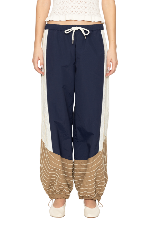 Quinn Embellished Beaded Jogger
