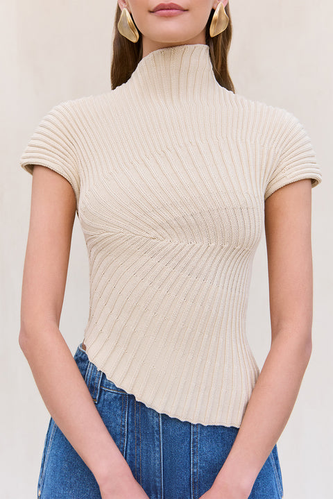 Annemie Knit Top Beach