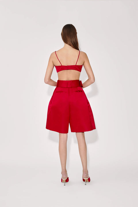 Belted Wide Shorts