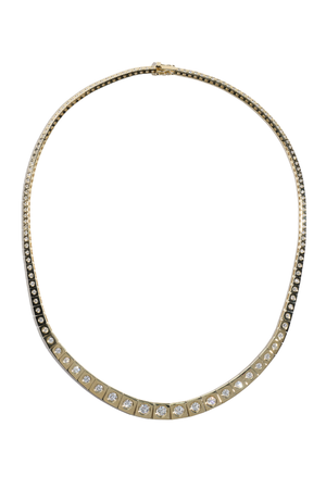 Leggo Riviere Diamond Tennis Necklace