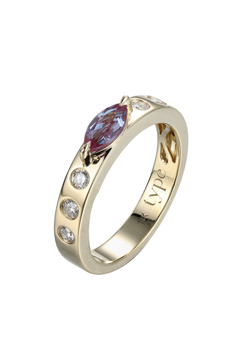 Leggo Birthstone Alexandrite Ring