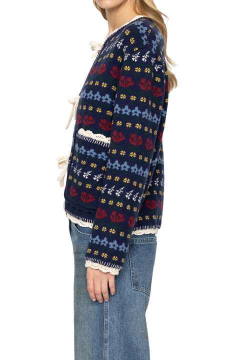 Preston Knit Tie Front Cardigan