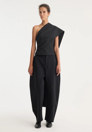 One Shoulder Cape Top