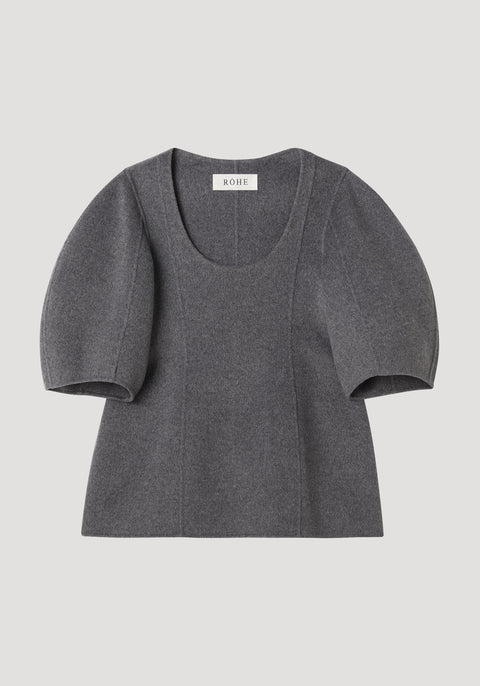 Sculptural Double-Face Top