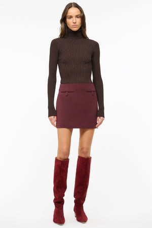 Annette Skirt Merlot