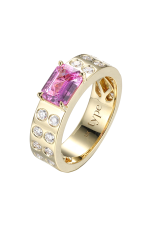 Leggo Pink Sapphire Ring