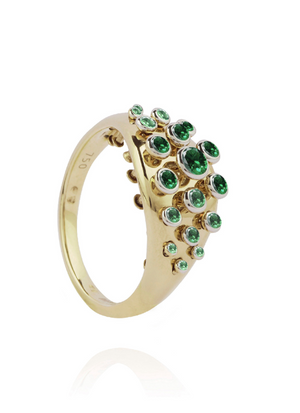 Emerald Queen Wave Ring