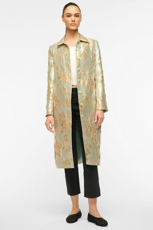 Antoinette Coat Metallic Bloom