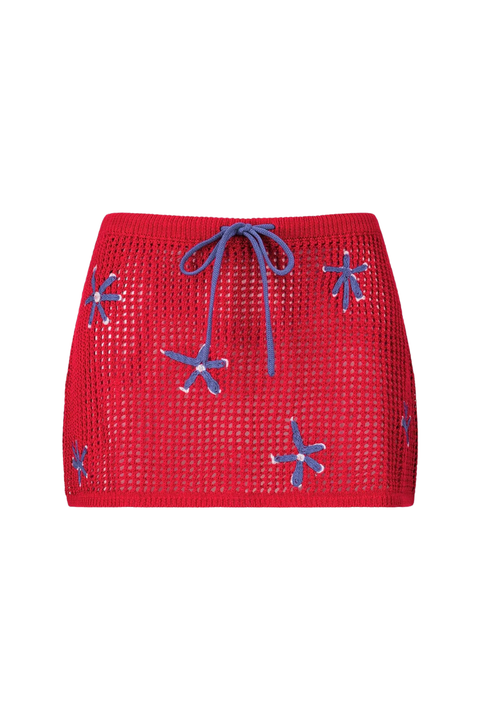 Zya Mini Skirt Painted Foulard