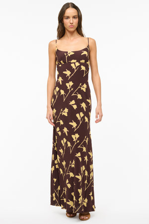 Dinah Dress Earth Pressed Floral