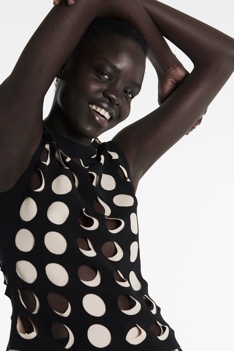 Top With Layered Hole