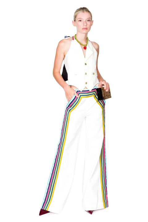 Lucio Wide Leg Denim Pant