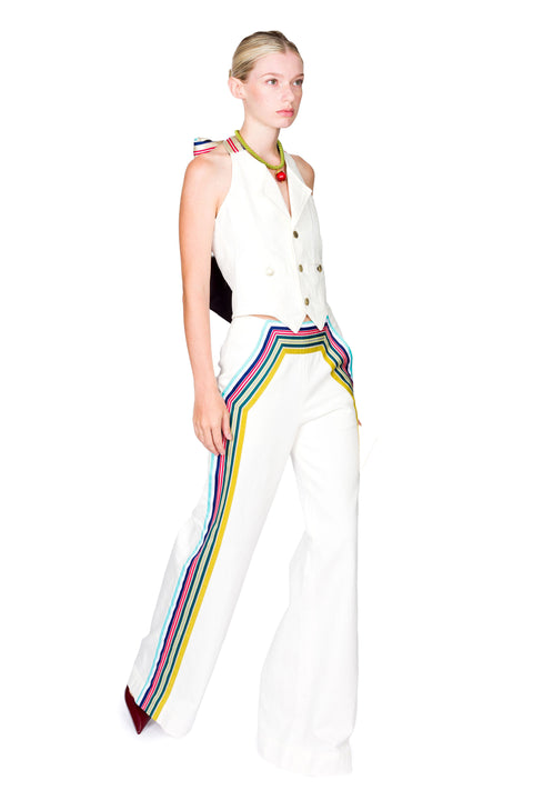 Lucio Wide Leg Denim Pant