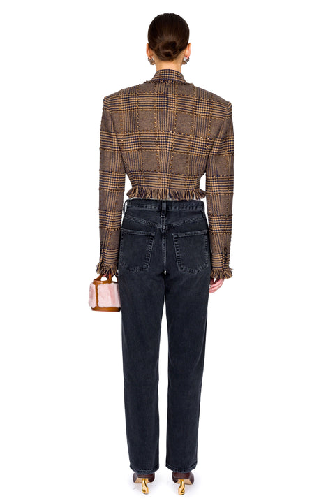 Plaid Blazer Jacket