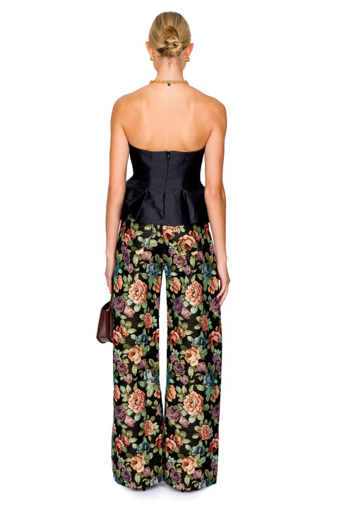 Brocade Boyfriend Style Trousers