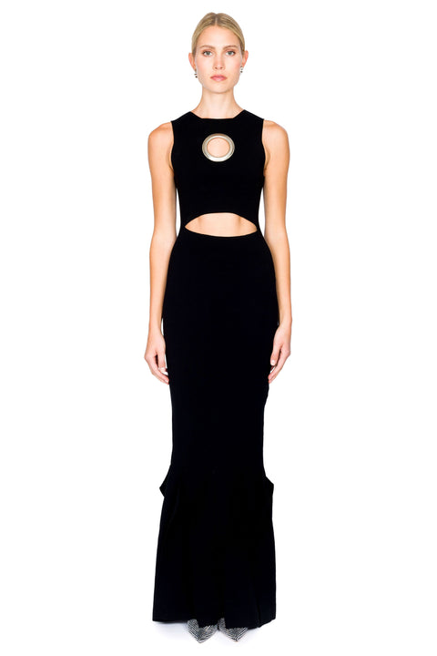 Knit Dress With Hem Panel Detail