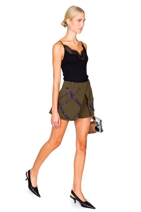 Tailored Mini Skirt