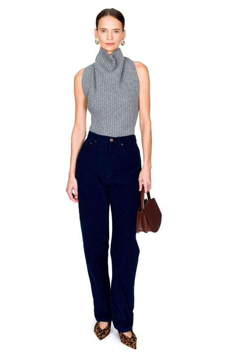 Draped Sleeveless Top