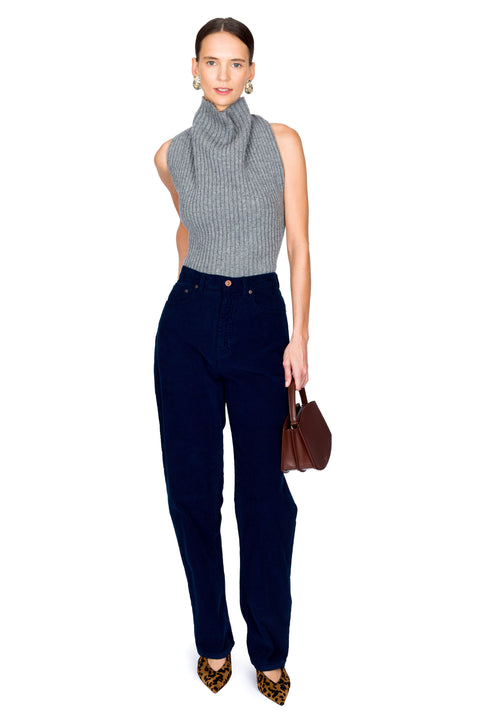 Draped Sleeveless Top