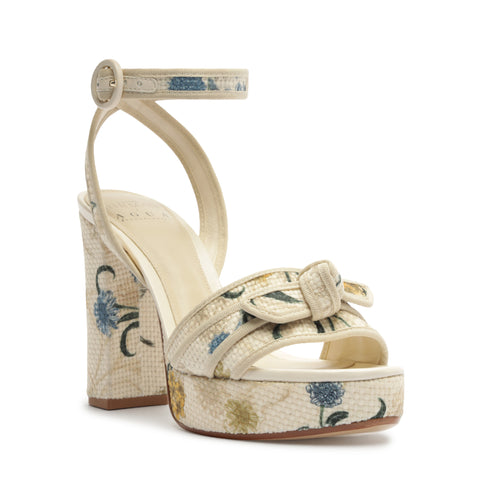 Grossgrain Raffia Platform